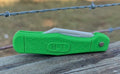 GREEN RUBBER KIDS POCKET KNIFE